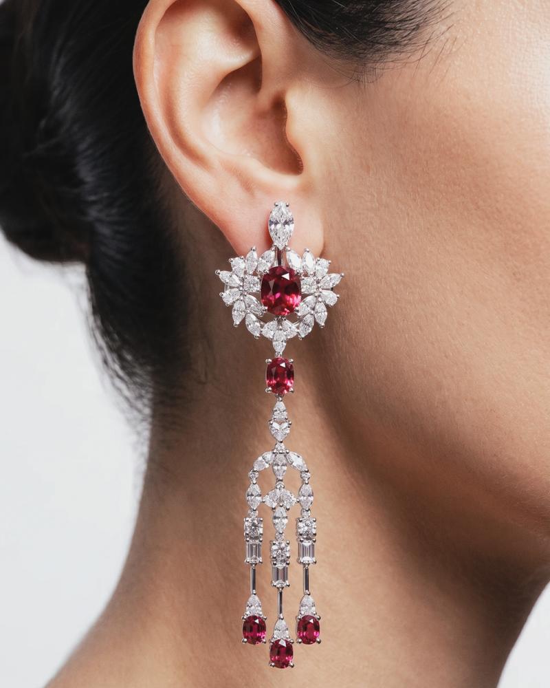 Ruby Diamond Tassel