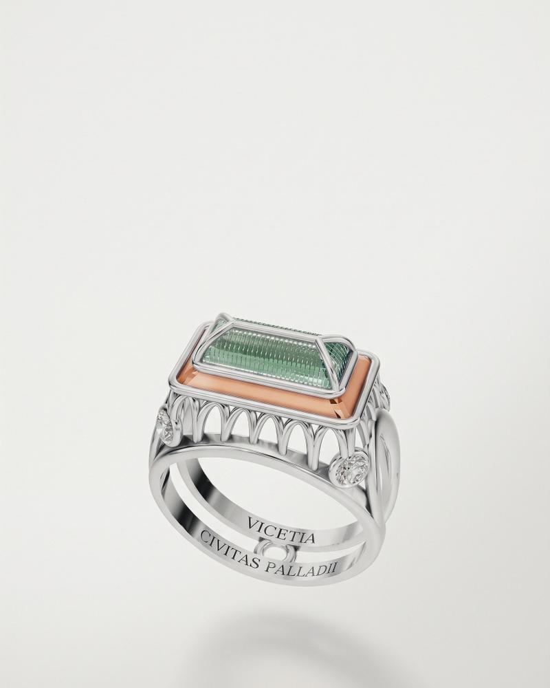 ANDRE∀ ‘The Palladian Cocktail Ring’- (AnelloBasilicaPalladiana)