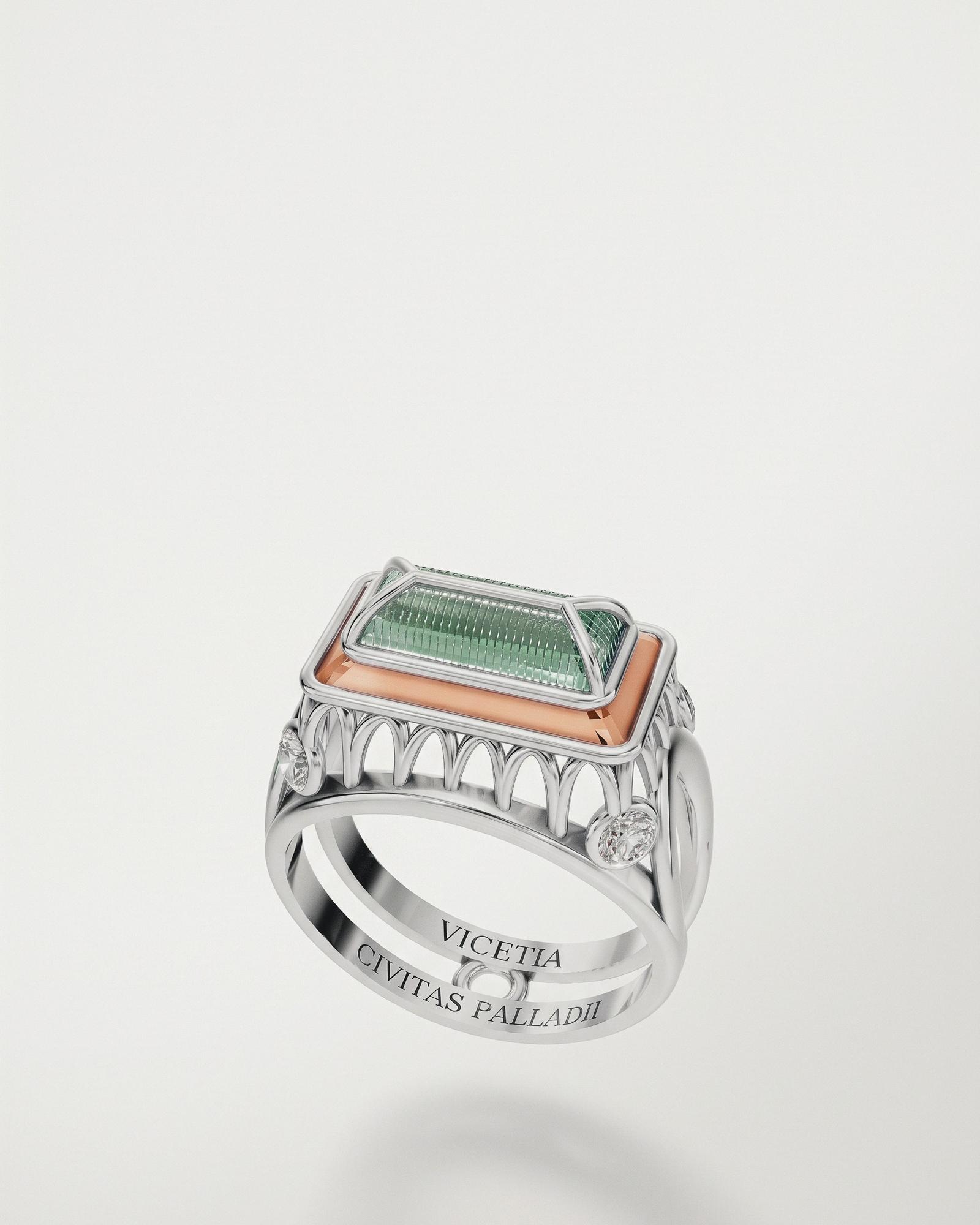 ANDRE∀ ‘The Palladian Cocktail Ring’- (AnelloBasilicaPalladiana) 1