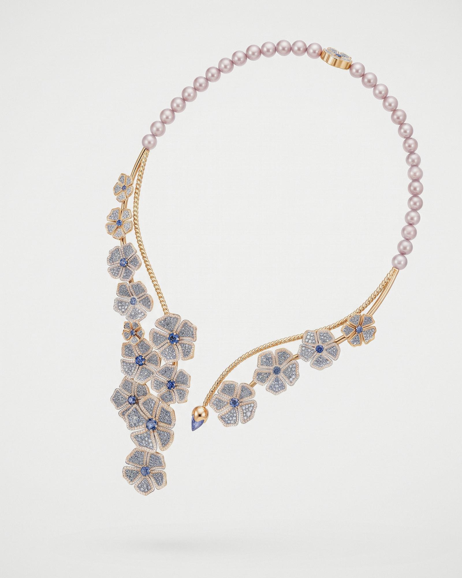 Geramium Flower Necklace 2