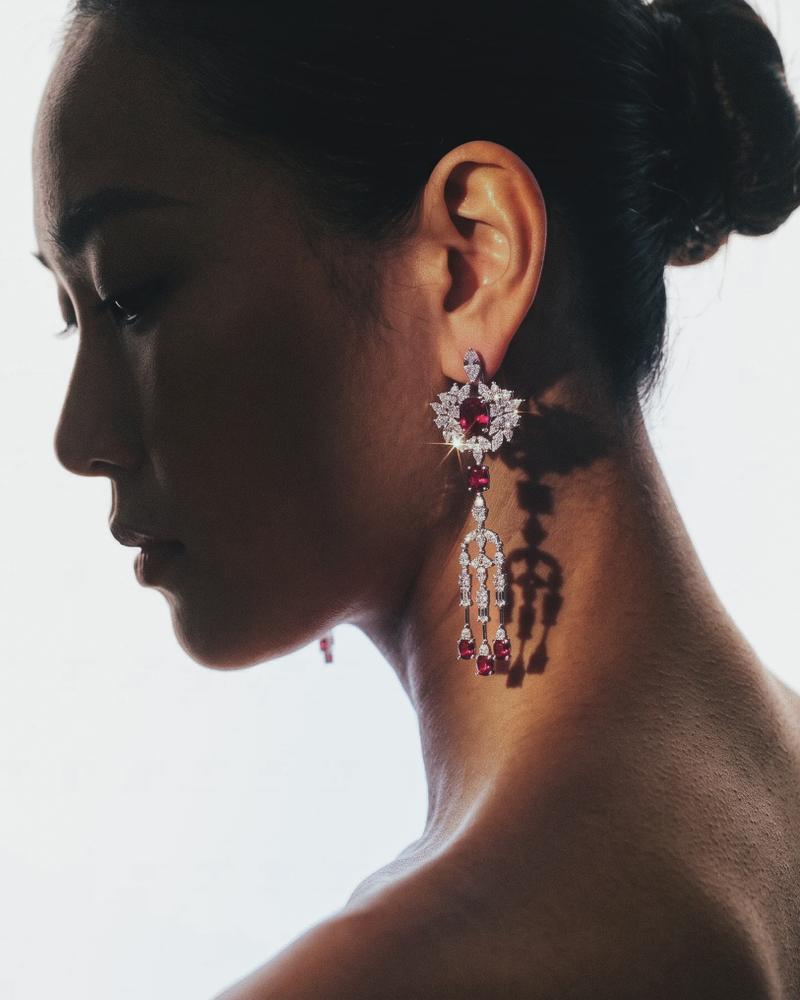 Ruby Diamond Tassel